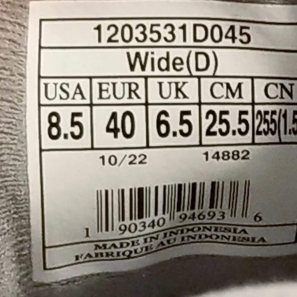 Brooks Adrenaline GTS 22 Women's Size 8.5 Wide Gray Running Shoes 1203531D045 - Picture 6 of 6